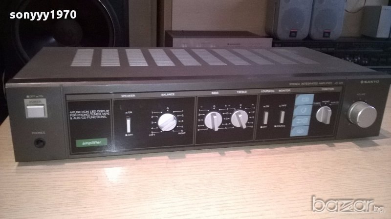 Sanyo-amplifier-made in japan-здрав-внос швеицария, снимка 1