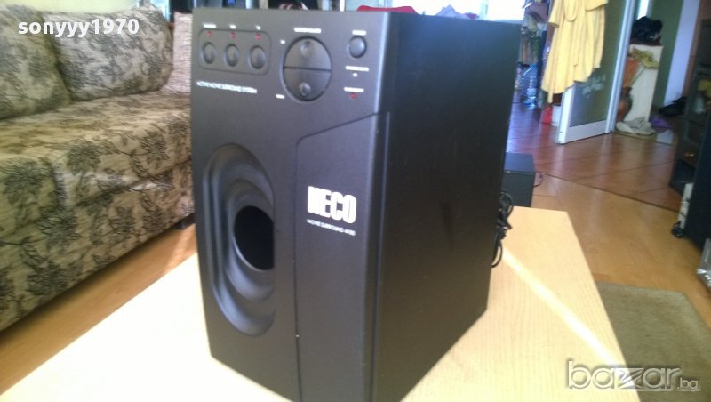 heco movie surround 4100-150watts-активен събуфер-40/32/22см-внос швеицария, снимка 1