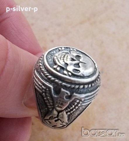 Немски сребърен пръстен , снимка 1