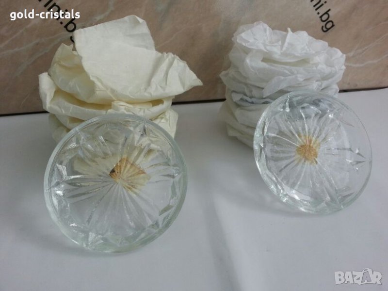 стари кристални чинийки , снимка 1