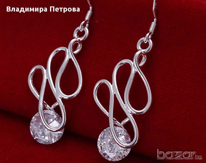 Обеци – Уникалната оплетка на кристала, снимка 1