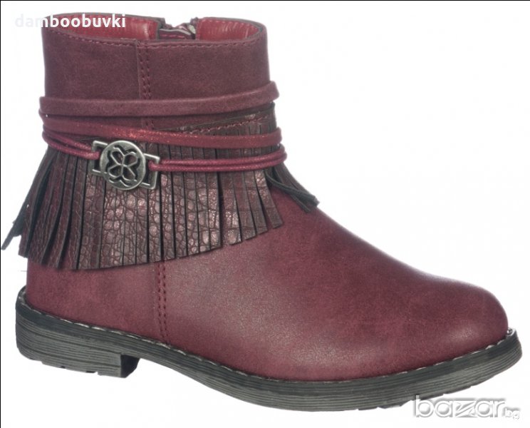 Детски ботуши American club в бордо 22/26, снимка 1