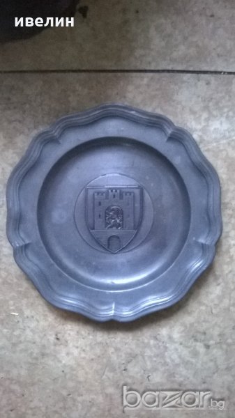 стара викторианска чиния за декорация, снимка 1