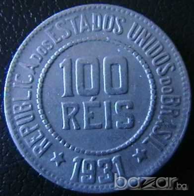 100 реис 1931, Бразилия, снимка 1