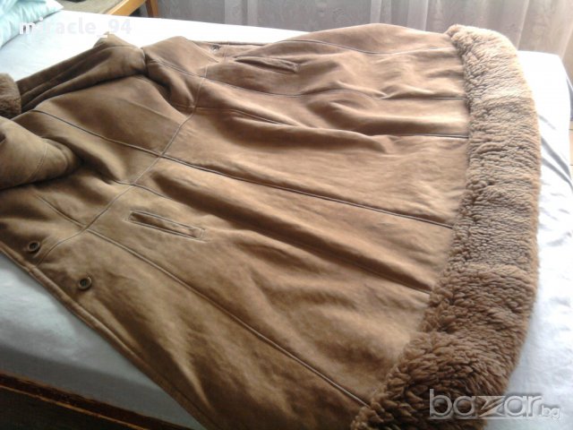 Нов дамски дълъг кожух от естествена кожа , снимка 8 - Палта, манта - 12748145