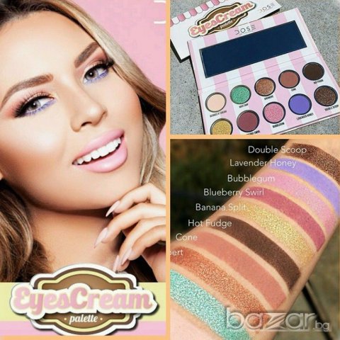 1 цвята EYESCREAM PALETTE  Dose of Colors Eyes Cream палитра сенки грим