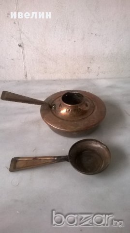 стар месингов уред за подгряване