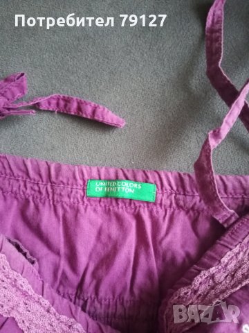 Детска рокля Benetton, снимка 2 - Детски рокли и поли - 25917529