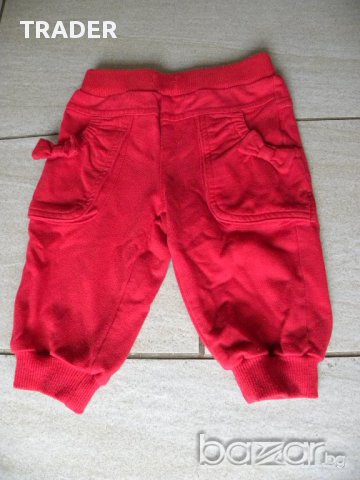 Бебешки анцунг Fox baby 3-6м, червен , снимка 1 - Панталони и долнища за бебе - 12373617