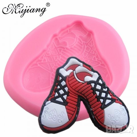 гуменки обувки силиконов молд форма за декорация и украса торта фондан шоколад тесто