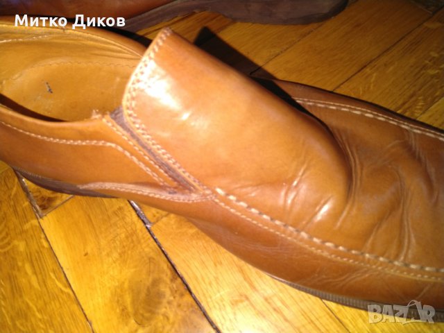 Обувки ZA-№44 естествена кожа подметка вибрам, снимка 4 - Ежедневни обувки - 24839419