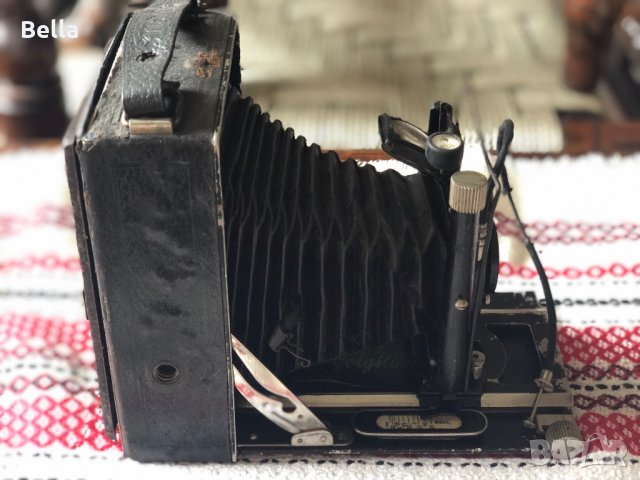 стар немски фотоапарат, снимка 2 - Антикварни и старинни предмети - 25919783