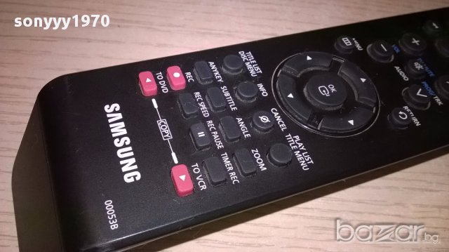 Samsung-tv/dvd/vcr remote-оригинално-внос швеицария, снимка 4 - Дистанционни - 17469838