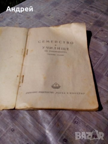 Книга Семейство и училище, снимка 2 - Антикварни и старинни предмети - 21518219