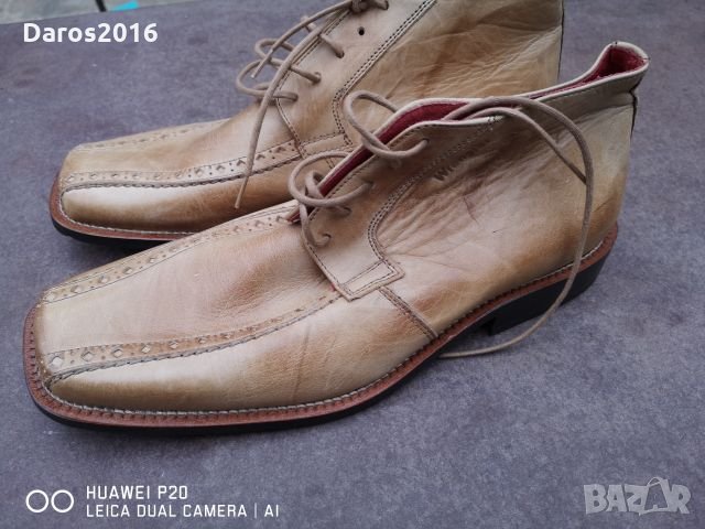 Страхотни кожени боти Wrangler, снимка 3 - Мъжки боти - 23680546