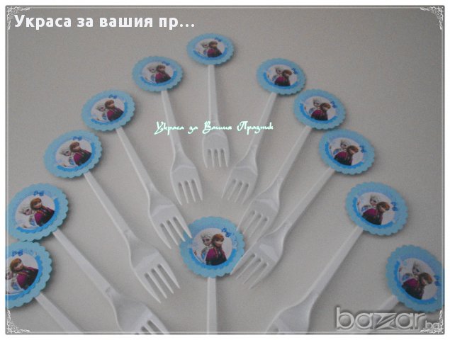 украса и аксесоари с Анна и Елза за детски рожден ден, снимка 17 - Други - 14198883