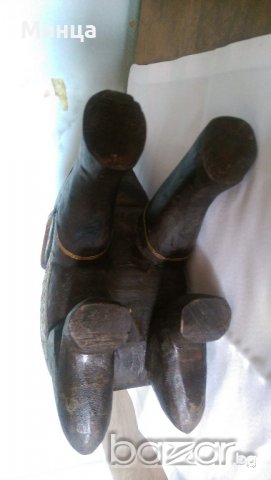 Дървен   Индийски слон голям, снимка 6 - Статуетки - 20121485