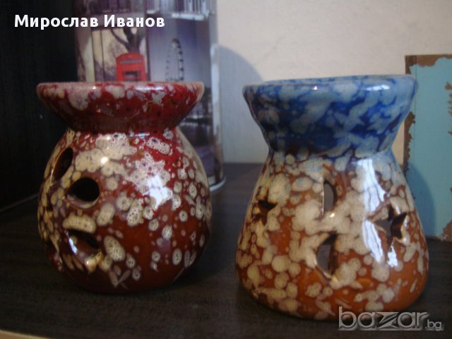 керамични свещници, снимка 1 - Декорация за дома - 11663498