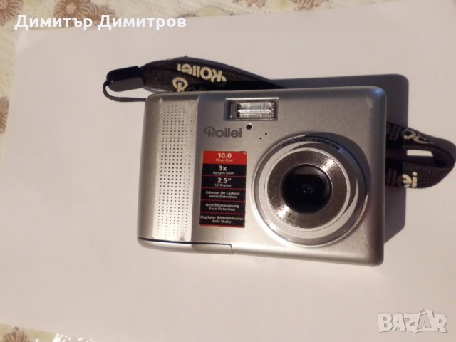 Цифров фотоапарат " Rollei compactline 130" + зарядно + 4 батерии, снимка 2 - Фотоапарати - 23861207