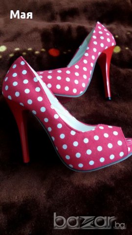 Дамски обувки на точки, снимка 4 - Дамски обувки на ток - 14937305