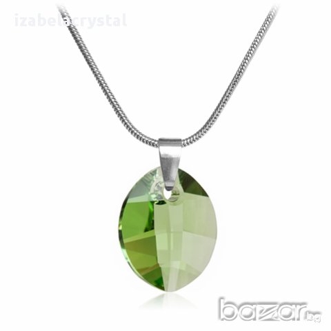 Комплект Сваровски ''Pure Leaf'' Crystals from SWAROVSKI ®, снимка 4 - Бижутерийни комплекти - 10233063