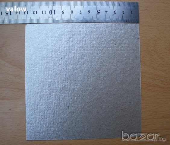 Слюда за микровълнова печка 12 х 15 см, снимка 2 - Печки, фурни - 15412457