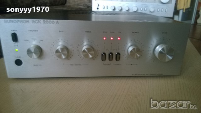 europhon rck 2000a stereo amplifier-нов внос швеицария, снимка 11 - Ресийвъри, усилватели, смесителни пултове - 8577640