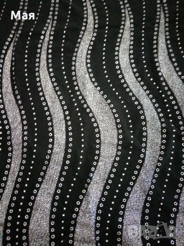 Дамска блуза  в черно и сребърно, цена : 10 лв., снимка 2 - Други - 24753490