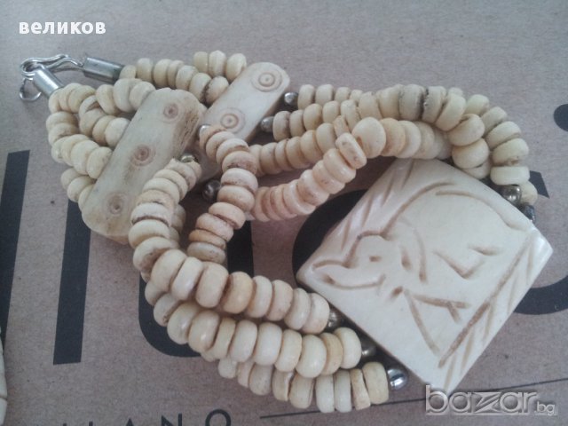 разкошен африкански лот слонова кост получавате, снимка 6 - Колиета, медальони, синджири - 12176042