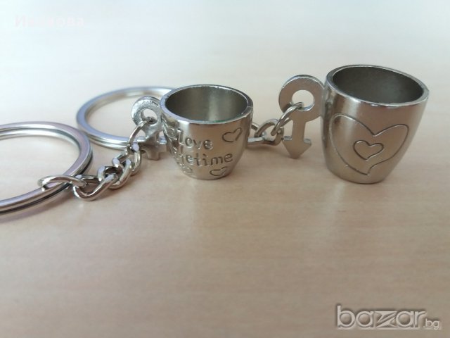 Комплект ключодържатели за влюбени, снимка 2 - Други - 18133839