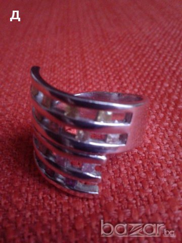 С ест. камъни сребърен пръстен , снимка 3 - Пръстени - 14649258
