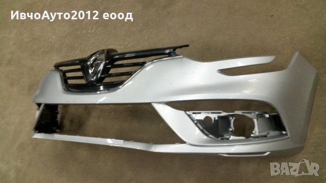 Броня предна Renault megane Рено меган от 2016 г к-т с решетка и емблема Оригинална , снимка 9 - Части - 24840629