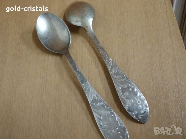 Стари руски  лъжички юммет, снимка 3 - Антикварни и старинни предмети - 24140253