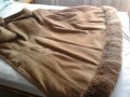 Нов дамски дълъг кожух от естествена кожа , снимка 8