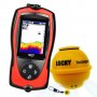Безжичен сонар Lucky с презареждаеми батерии и цветен дисплей , снимка 1 - Стръв и захранки - 25809676