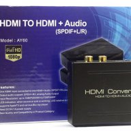 HDMI audio extractor сплитер SPDIF + стерео аудио, снимка 4 - Други - 17989886