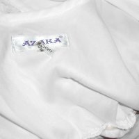 Бяла рокля Azara, снимка 15 - Рокли - 22643590