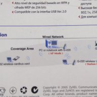 118 Wi-Fi адаптер ZyXEL G-220, снимка 6 - Мрежови адаптери - 13870650