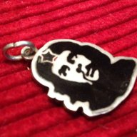 Че Гевара-Сребърен медальон с емайл, снимка 4 - Колиета, медальони, синджири - 6768585