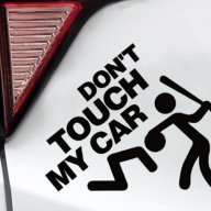 Стикер за кола - Don`t Touch My Car, снимка 4 - Аксесоари и консумативи - 16181302