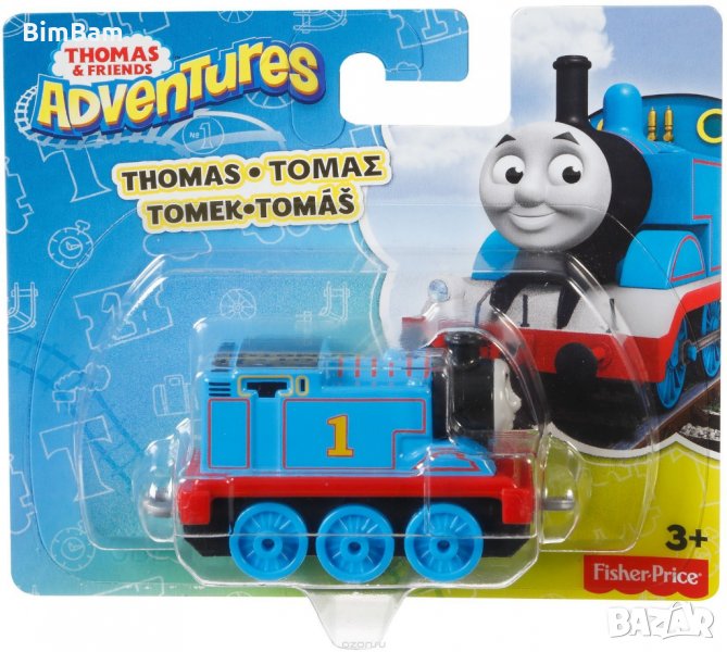 Локомотив THOMAS & FRIENDS ADVENTURE TOMAS / FISHER PRICE, снимка 1