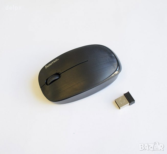 Оптична безжична мишка HAMA черна USB DPI=1200, снимка 1