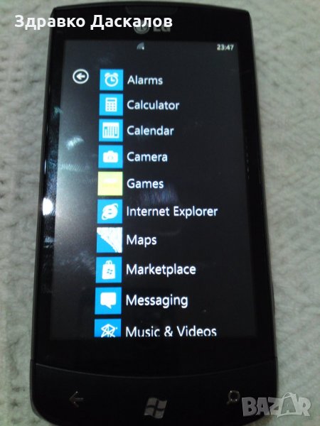 LG E900 optimus 7, снимка 1
