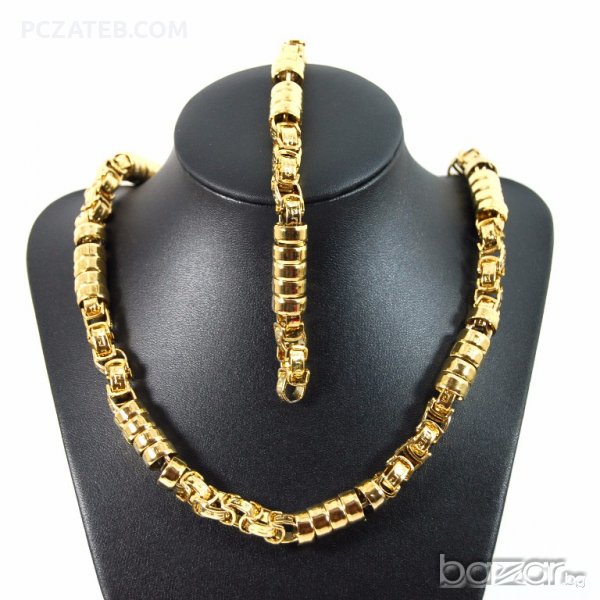 Комплект ланец и гривна 84, снимка 1
