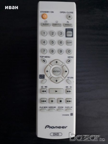 Pioneer VXX3218 - DVD дистанционно управление, снимка 1