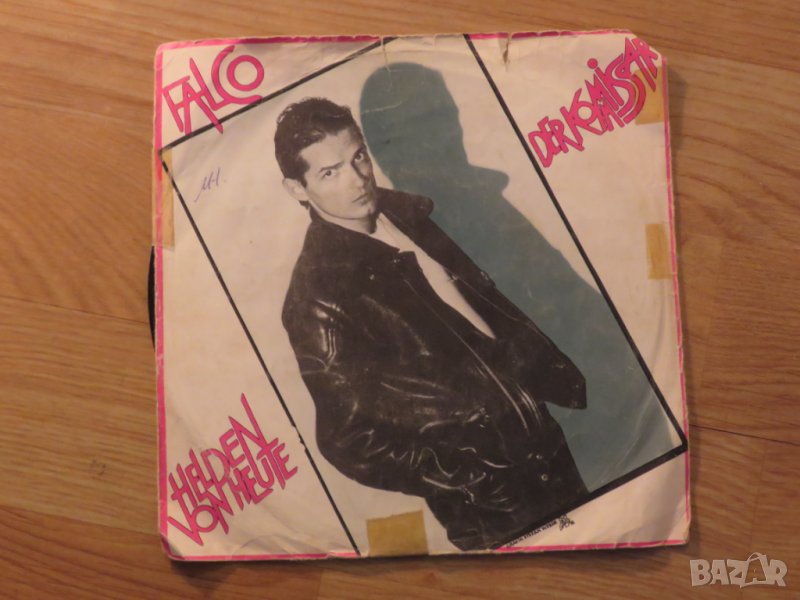 малка грамофонна плоча - Falco - Helden von Heute  - изд.90те г., снимка 1