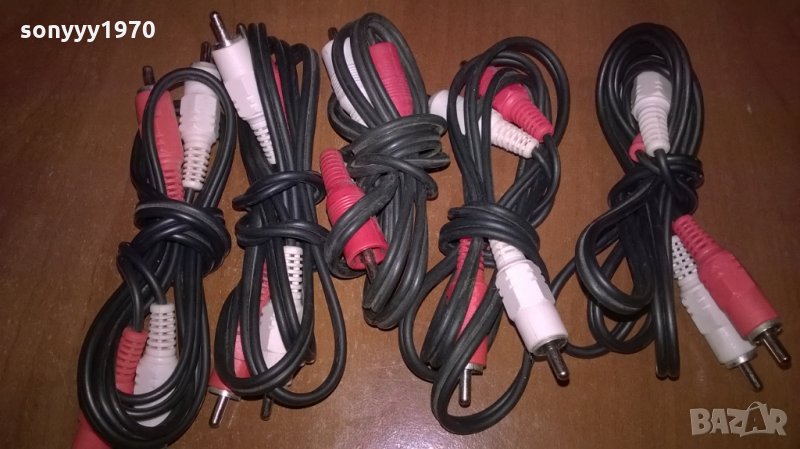 кабели за аудио-5бр чинчове-внос швеицария, снимка 1