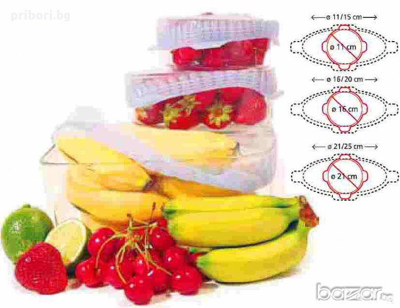 Силиконови капаци за съхранение Silikomart 3 броя, снимка 1