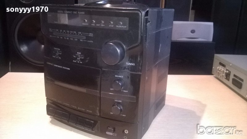quelle mc-5 stereo cd/tuner/cassette-внос швеицария, снимка 1