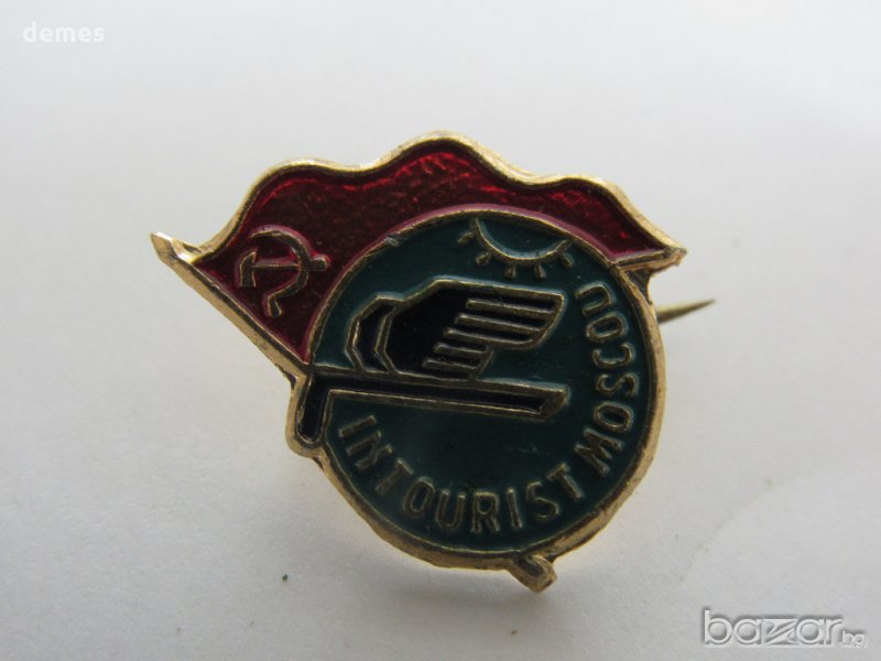 Значка: Интурист Москва, снимка 1